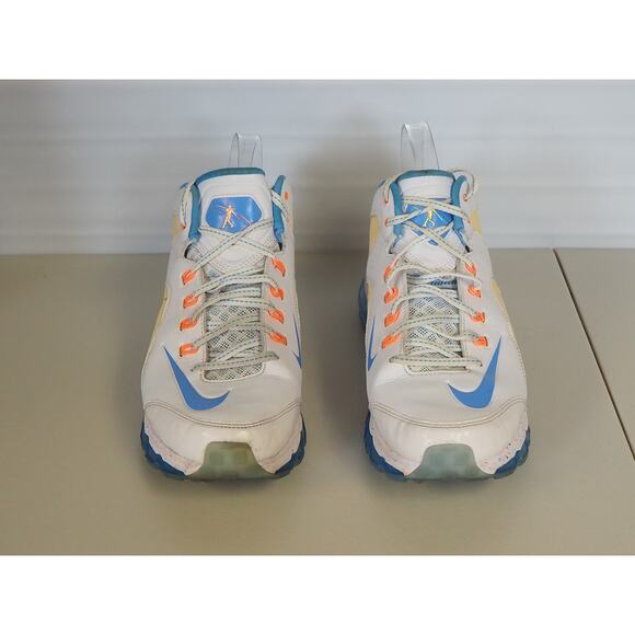 Nike Swingman 360 Pregame TR Sneakers White, Blue And Orange Size 8.5 638072-100 - Picture 2 of 11